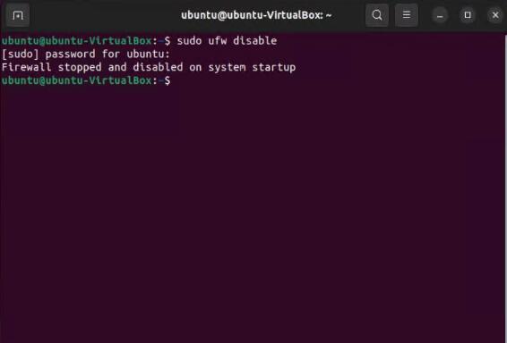 Ubuntu系统器怎么关闭防火墙？Ubuntu系统关闭防火墙命令