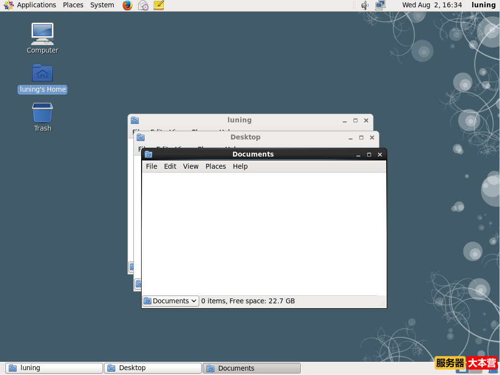 GNOME图形界面的基本操作