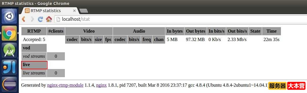 Nginx搭建RTMP点播流媒体服务器步骤详解，Nginx+RTMP+OBS推流
